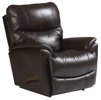 Front view of the La-Z-Boy Trouper recliner in Walnut 