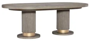 Front view of the Legacy Classic Miramar pedestal table
