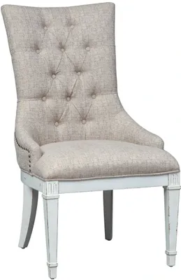 Front view of the Liberty Furniture Abbey Park hostess chair