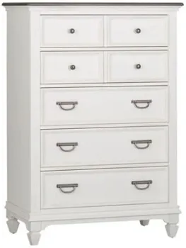 Front view of the Liberty Furniture Allyson Park chest  