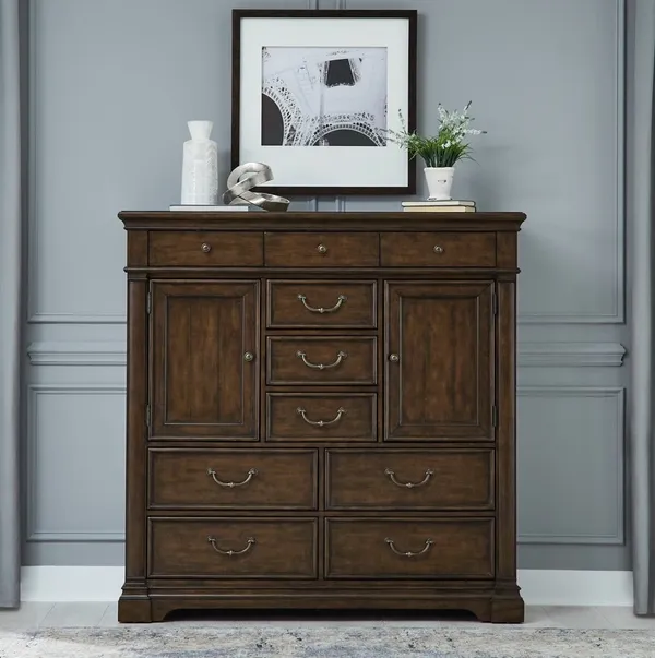 The Liberty Furniture Arden Road dresser featured with décor 