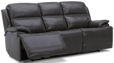 Front view of the Liberty Furniture Bentley power recliner sofa