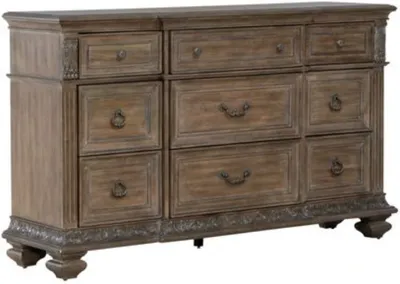 Front view of the Liberty Furniture Carlisle Court dresser