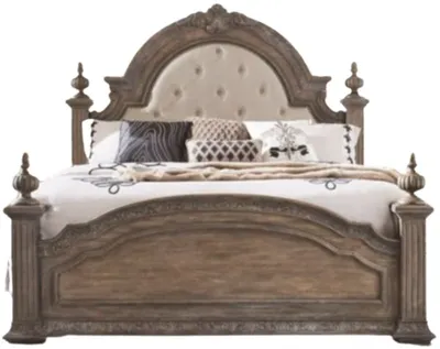 Front view of the Liberty Furniture Carlisle Court poster bed 