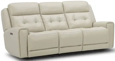 Front view of the Liberty Furniture Carrington reclining sofa