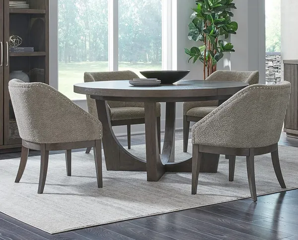 The Liberty Furniture Cascade Falls dining set with décor 