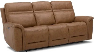 Front view of the Liberty Furniture Cooper power reclining sofa