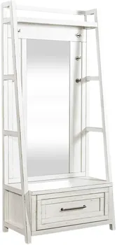 Front view of the Liberty Furniture Modern Farmhouse hall tree 