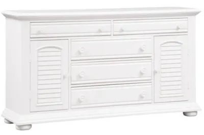 Front view of the Liberty Furniture Summer House dresser 