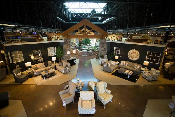 Credit: Liddiard Home Furnishings Overhead view of the Liddiard Home Furnishings furniture showroom