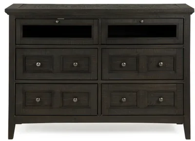 Front view of the Magnussen Home Westley Falls media chest