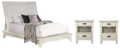 Front view of the Parker House Americana Modern 3-piece bedroom set
