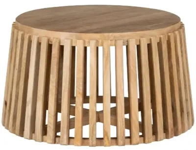Front view of the Powell Home Fashions Samba coffee table