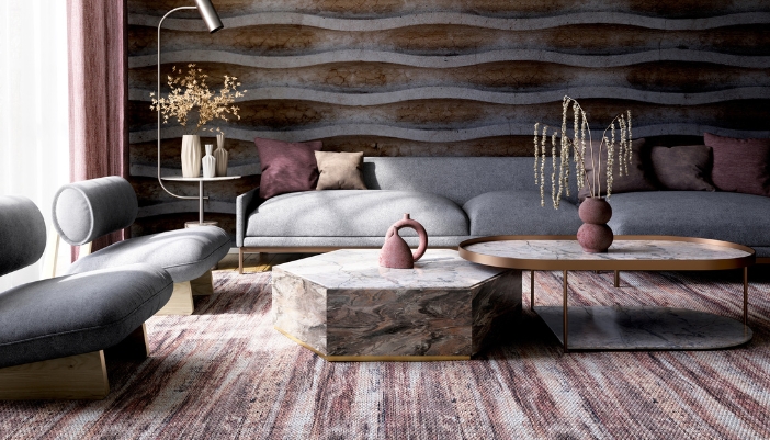Unique living room arrangement