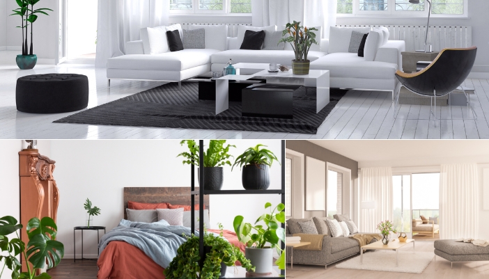 Collage of different layout trends