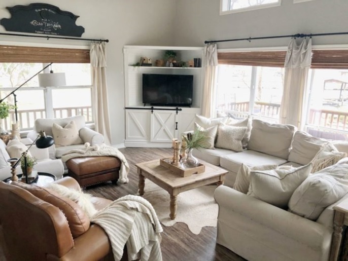 small living room layout with TV