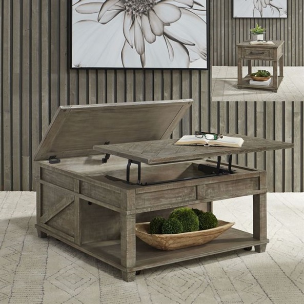 Liberty Furniture Parkland Falls 3-Piece Living Room Table Set
