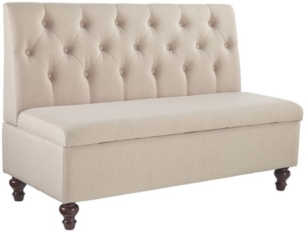Gwendale Light Beige Storage Bench by Signature Design by Ashley