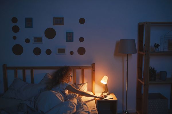 Turning Off Light to Go to Bed