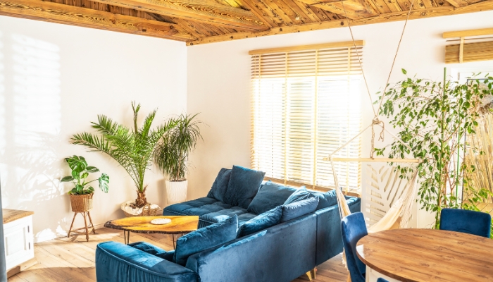 Home with coastal design elements