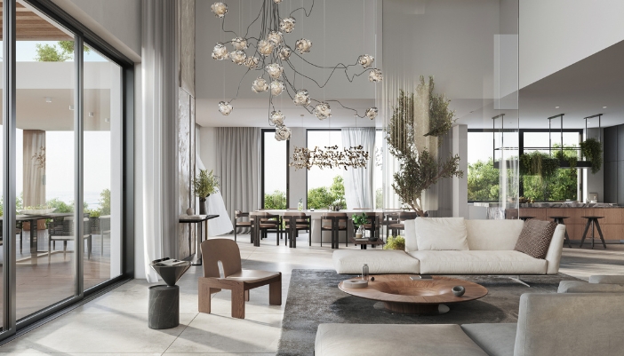 A home with different style needs per room