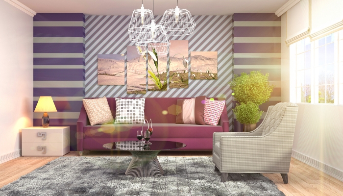 Maximalist living room
