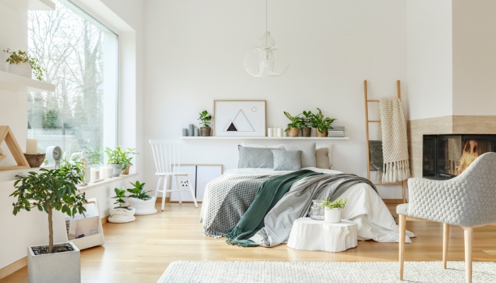 Cozy and comfortable bedroom