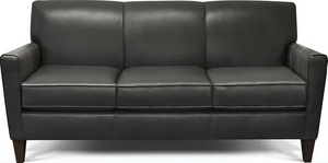front view of the England Furniture Collegedale Leather Sofa