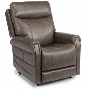 front view of the Flexsteel® Jenkins Power Lift Recliner with Power Headrest