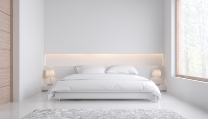  A minimalist bedroom