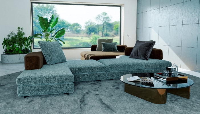 A wellness-centered room with a big open window to let in natural light