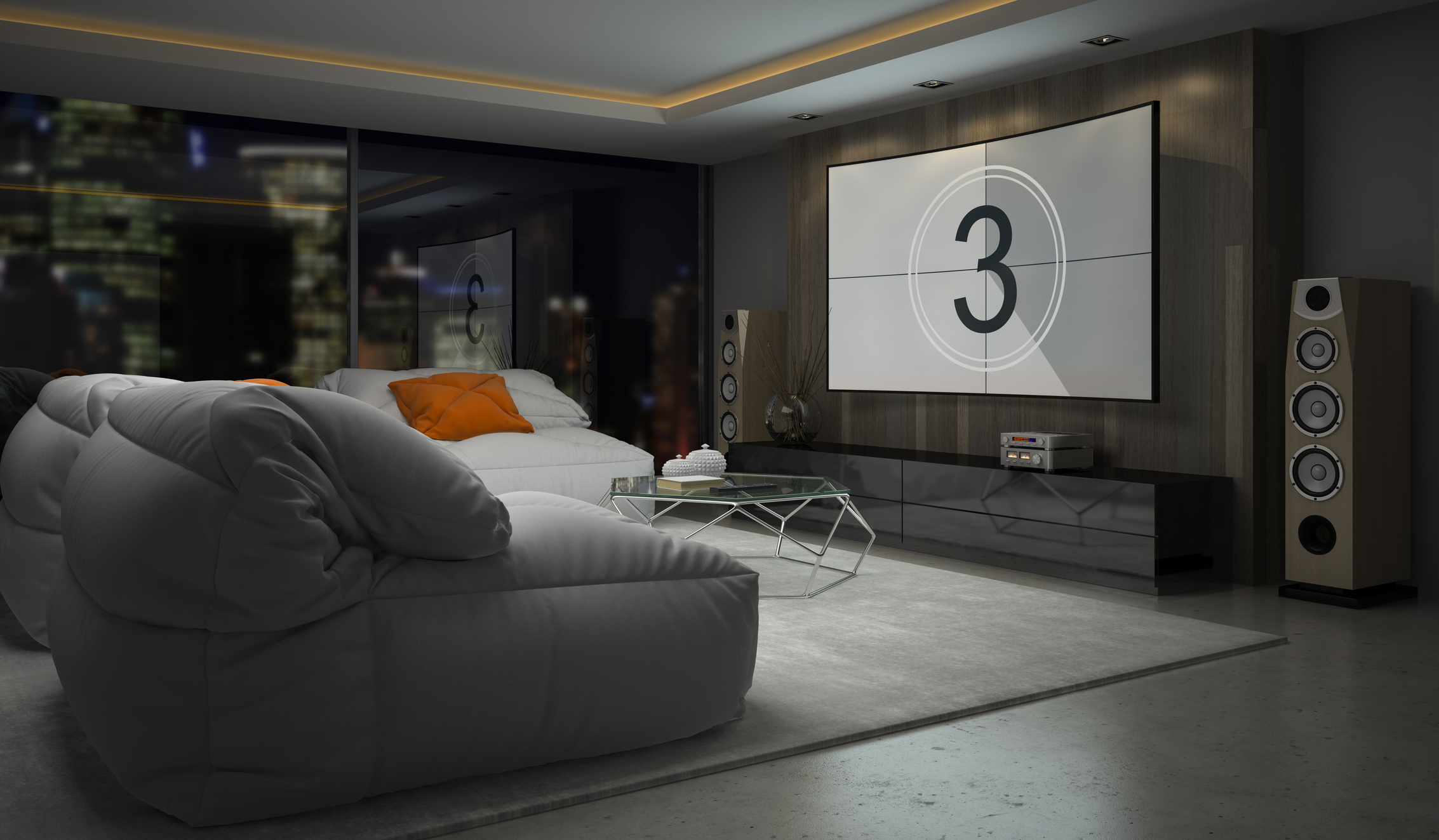 modern home theater