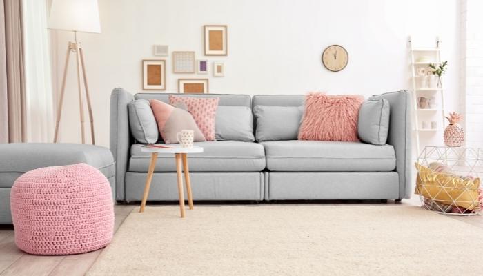 Well-spaced out living room