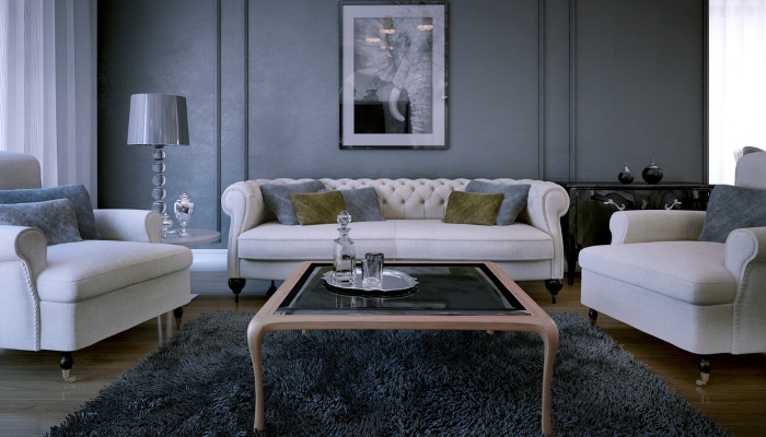 Spacious looking living room