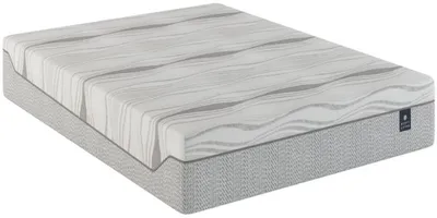 Front view of a Scott Living medium hybrid mattress