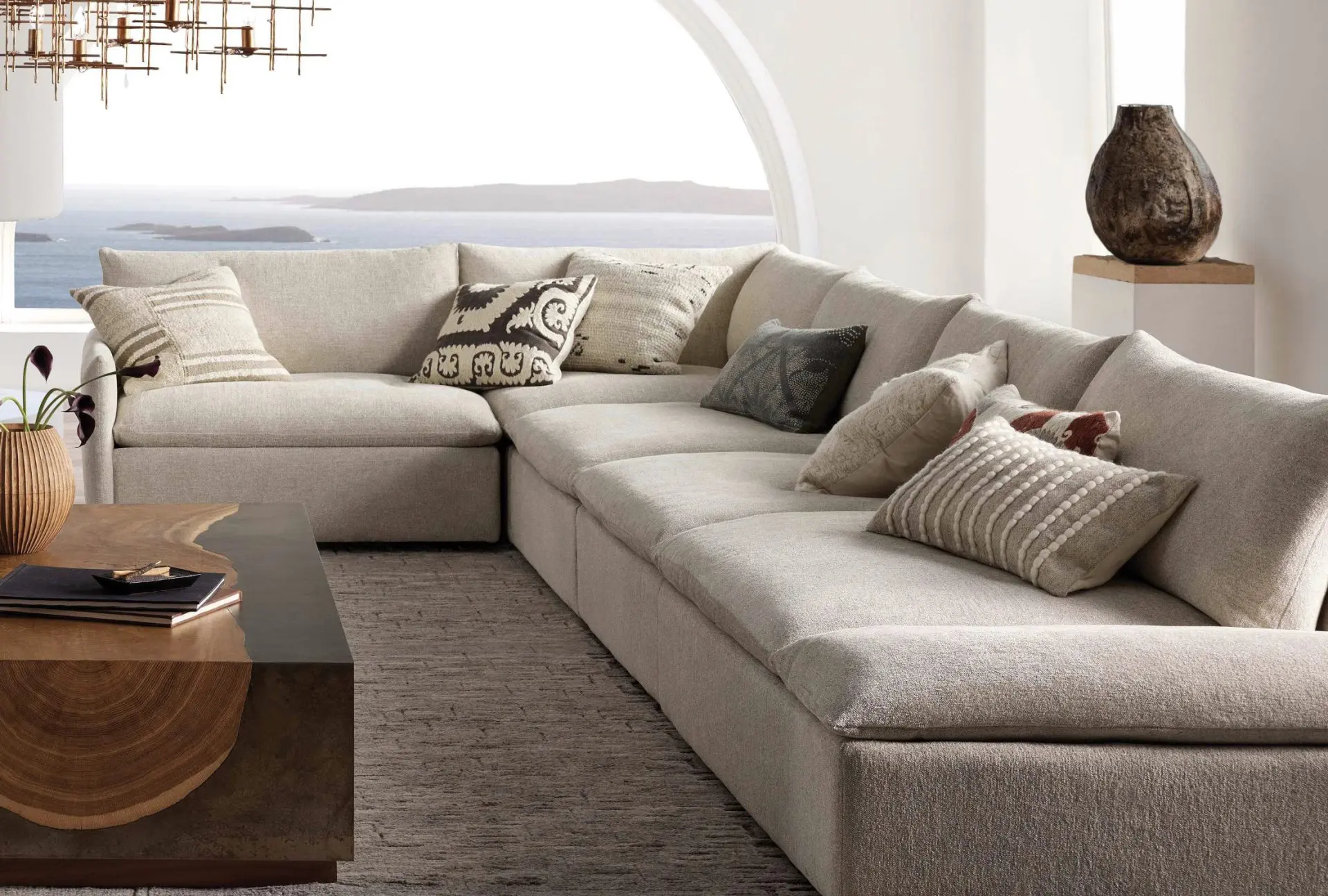Sectional Sofa in Living Room