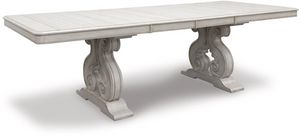 Front view of the Signature Design by Ashley Arlendyne pedestal table