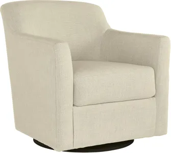 Front view of the Signature Design by Ashley Bradney swivel chair