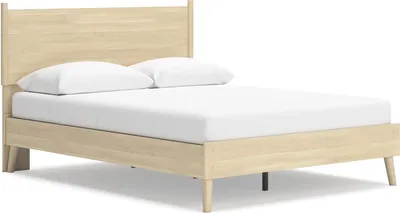 Front view of the Signature Design by Ashley Cabinella platform bed