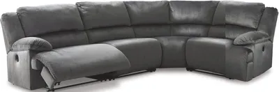 Front view of the Signature Design by Ashley Clonmel sectional