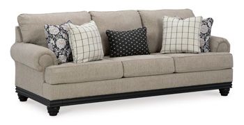 Front view of the Signature Design by Ashley Elbiani sofa