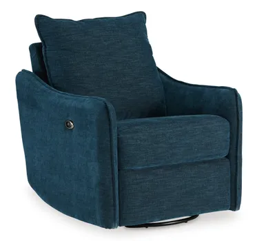 Front view of the Signature Design by Ashley McBurg swivel recliner