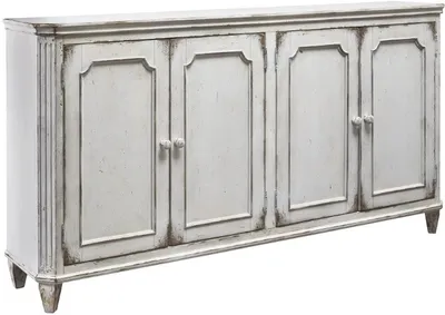 Front view of the Signature Design by Ashley Mirimyn accent cabinet