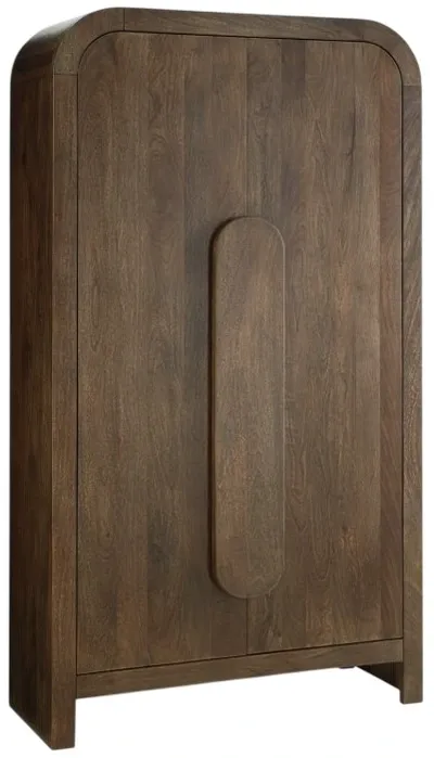 Credit: Signature Design by Ashley Front view of the Signature Design by Ashley Thoren collection cabinet