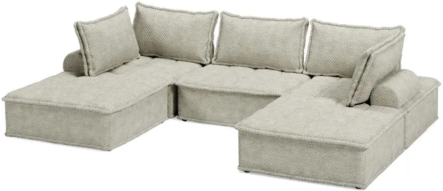 Signature Design Bales Taupe 5 Piece Accent Chair