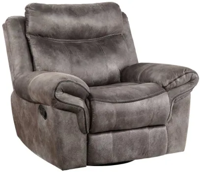 Front view of the Steve Silver Co. Nashville swivel recliner