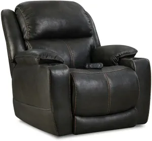 Stewart Power Black Recliner