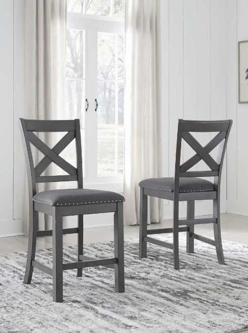 Signature Design by Ashley® Myshanna Gray Counter Height Stool