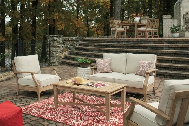 Signature Design by Ashley Clare View Beige Lounge Chair with Cushion