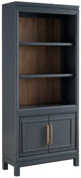 Front view of the aspenhome Alexander collection bookcase